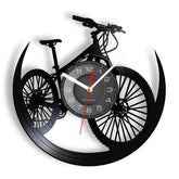 3D Mountain Bike Decoration Vinyl Record Clock